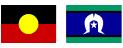 Picture of the Aboriginal and Torres Strait flag.